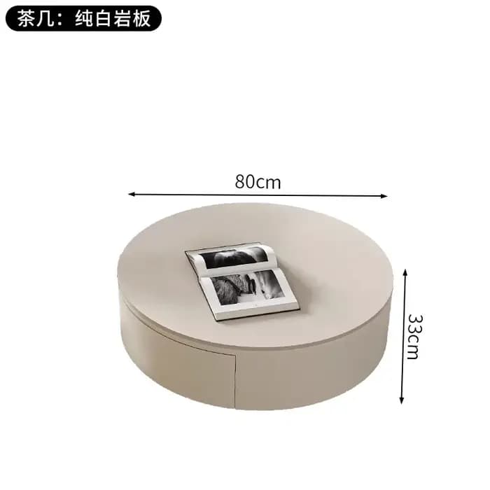 Tables basses transparentes de styliste, simples, modernes, nordiques, blanches, flexibles, pour Sal