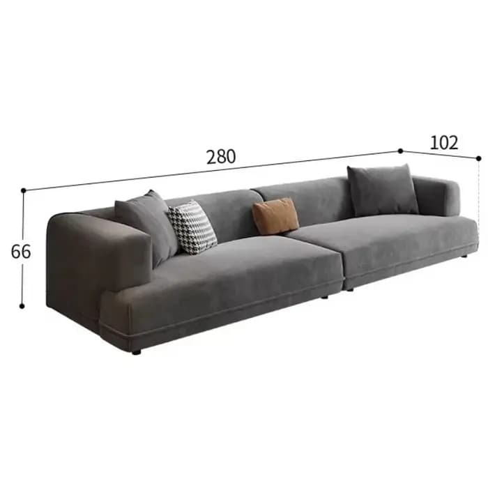 Coussin de salon, canapé élégant double
