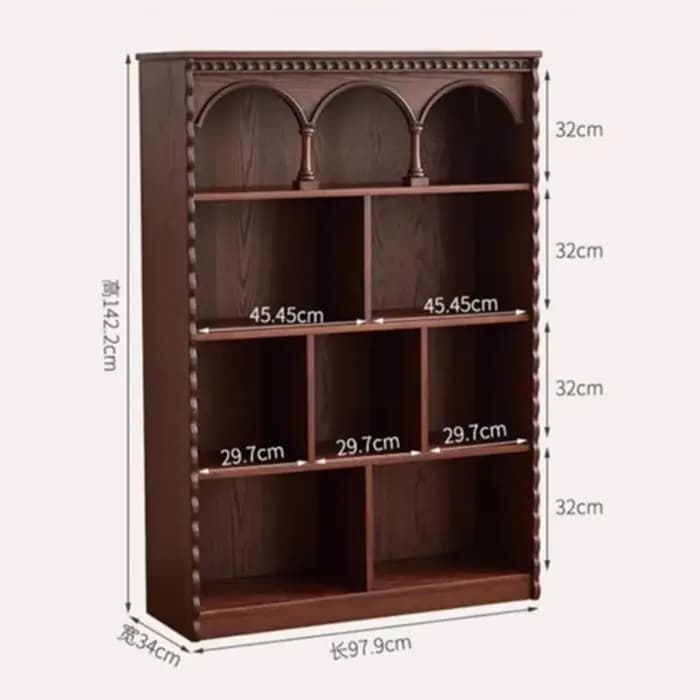 Armoires sur pied françaises vintage en bois