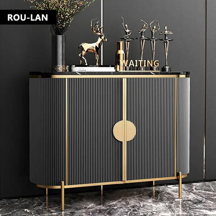Armoire de Rangement d'Entrée de Luxe Légère