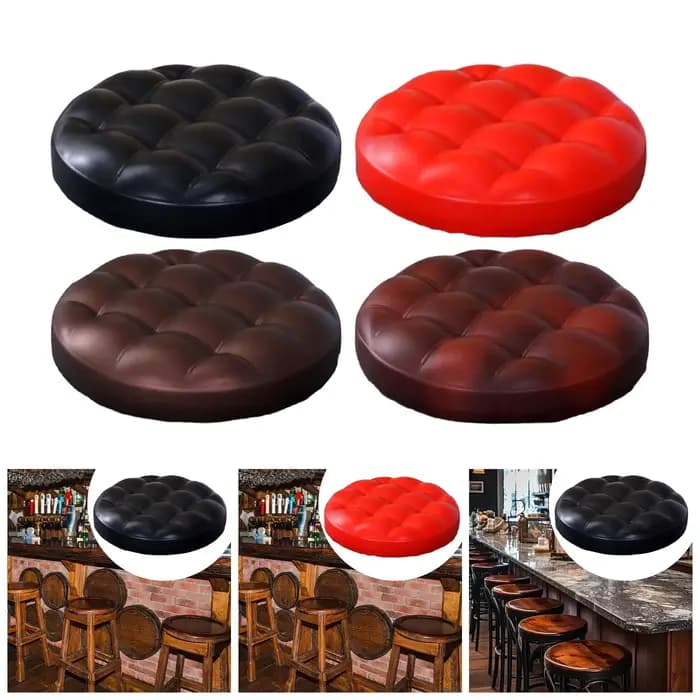 Coussin de siège de tabouret de Bar, coussin de siège rond de remplacement, accessoire de chaise de