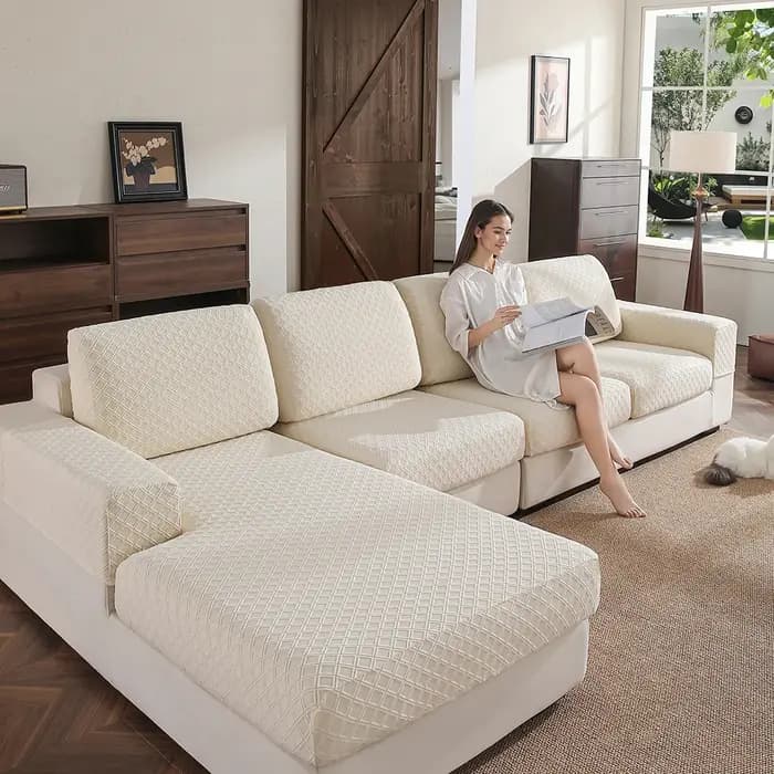 Juste extensible pour canapé et fauteuil 1/2/3/4 places, pour salon, compatible avec canapé d'angle
