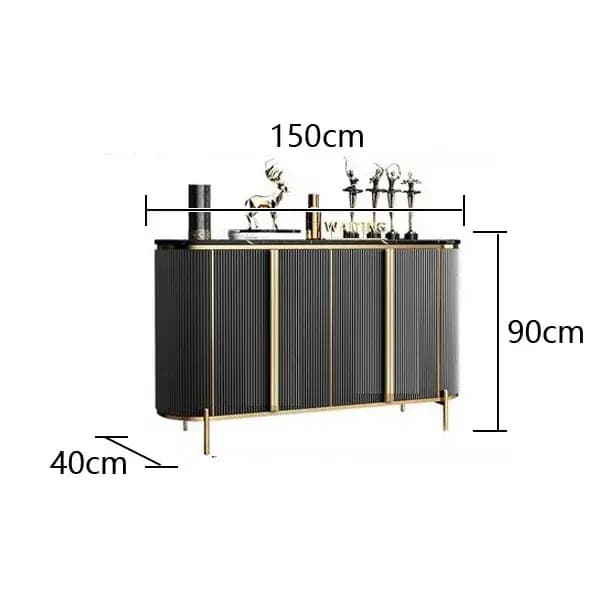Armoire de Rangement d'Entrée de Luxe Légère