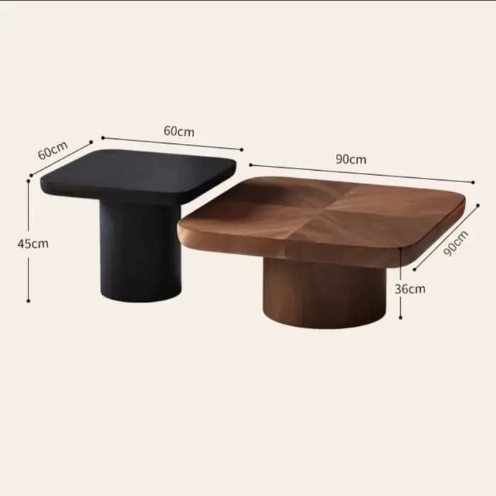 Table basse en bois esthétique et simple