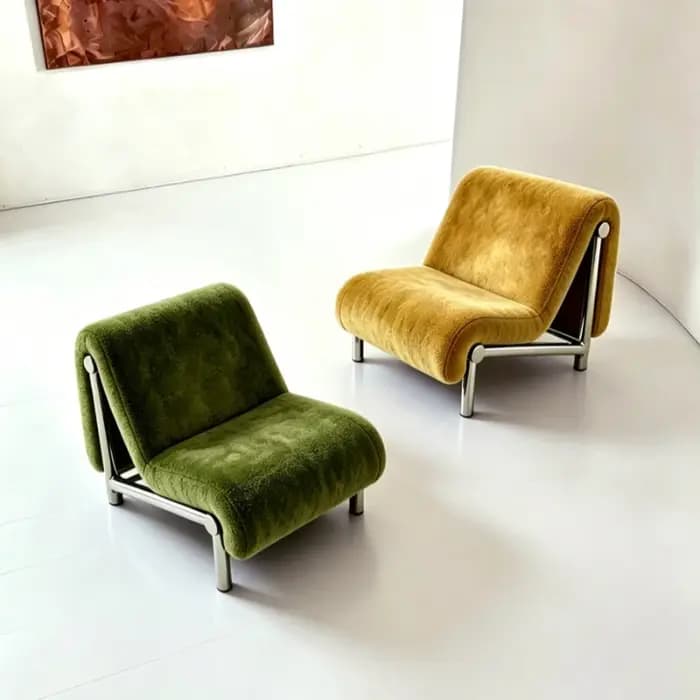 Fauteuils de salon modernes et colorés de qualité supérieure