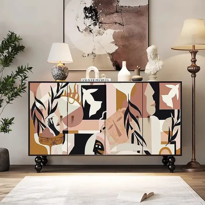Armoire de salon moderne de luxe beauté à la mode délicatesse