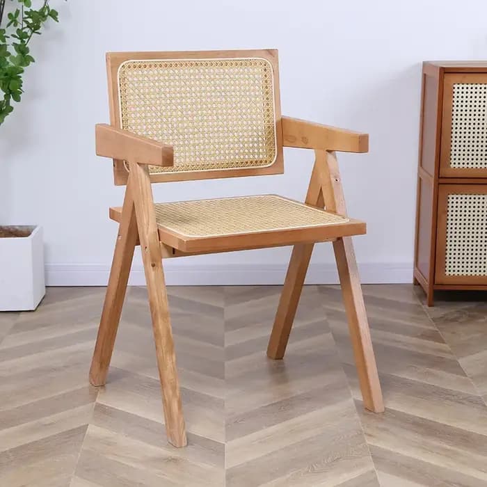 Fauteuil moderne scandinave Style Wabi Sabi