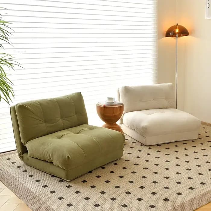 Canapé paresseux Realife Store Cloud Roll, chambre à coucher, balcon, petite maison, Style crème, chaise simple, Tatami, canapé-lit pliant