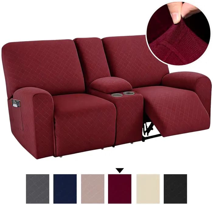 Housses de protection pour fauteuils inclinables avec console centrale