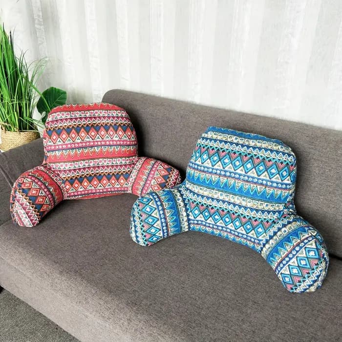 Coussin Boho en Mélange Chaud avec Accoudoirs