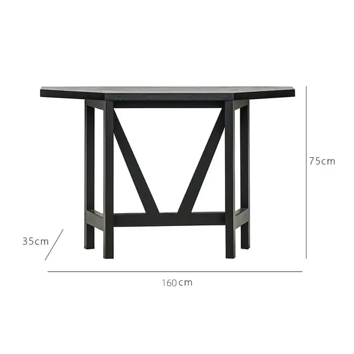 Tables de Console étroites minimalistes élégantes Tables de Console rustiques minces italiennes Console d'angle Premium Meuble meubles de salon