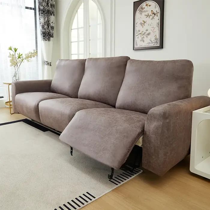 Housses de canapé inclinables 1/2/3 places en cuir comme