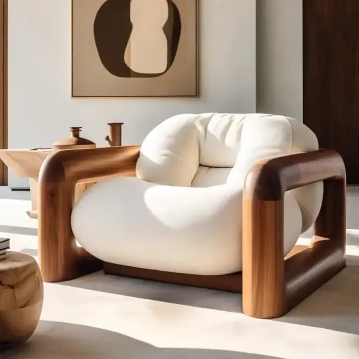 Fauteuil œuf sans structure, pliable, esthétique, grand fauteuil unique et moderne, Poltronas Para S