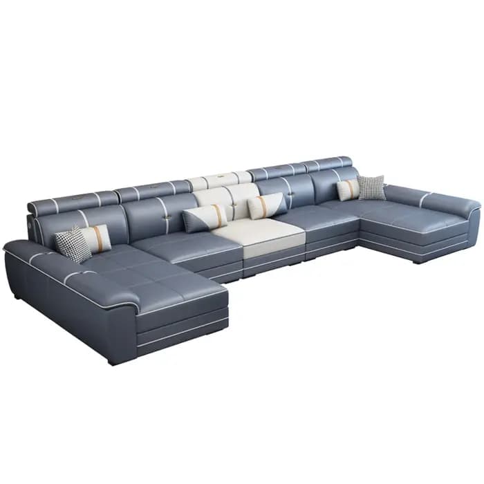 Canapés confortables italiens adultes sol concepteur canapé moderne salon cuir Articulos Para El Hogar accessoires pour la maison