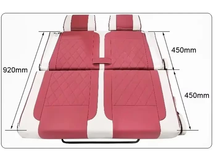 Sièges de canapé en cuir confortables sur mesure