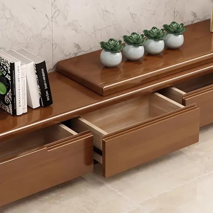 Meuble Tv rétro européen Design rétractable