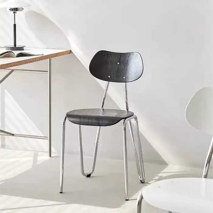 MOMO-Chaise de Salle à Manger à Dossier Antique de Restaurant Coréen Moderne et Simple, Design de Cé