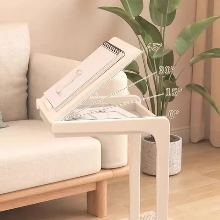 Table d'appoint en forme de C