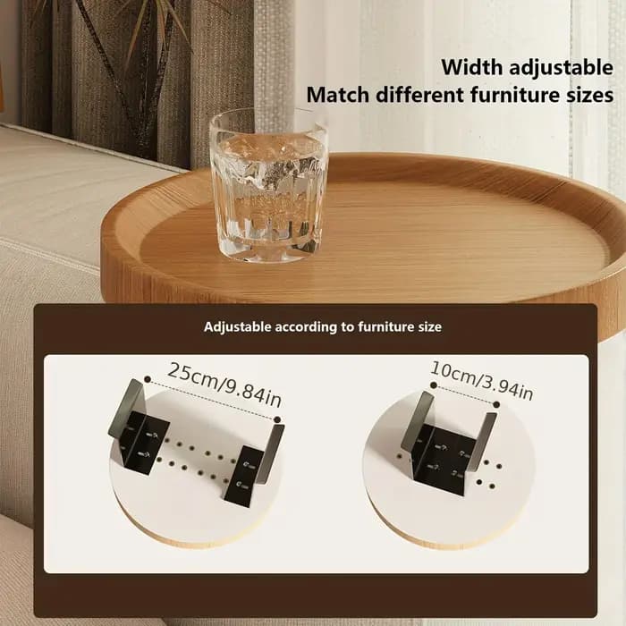 Table d'appoint de canapé extensible moderne