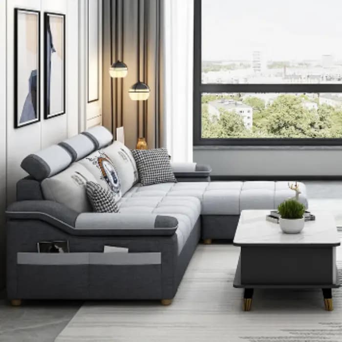 Canapés design confortables rangement canapé de salon d'angle nordique confortable minimaliste Divani Da Soggiorno accessoires pour la maison