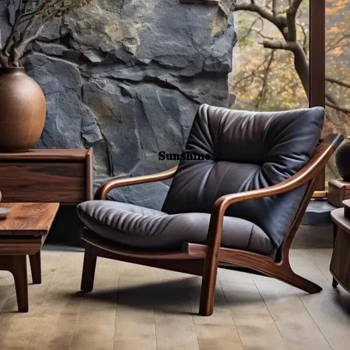 Canapé chinois en bois massif, bois massif, personnalisable, canapé de salon, fauteuil, FT Anti-corr
