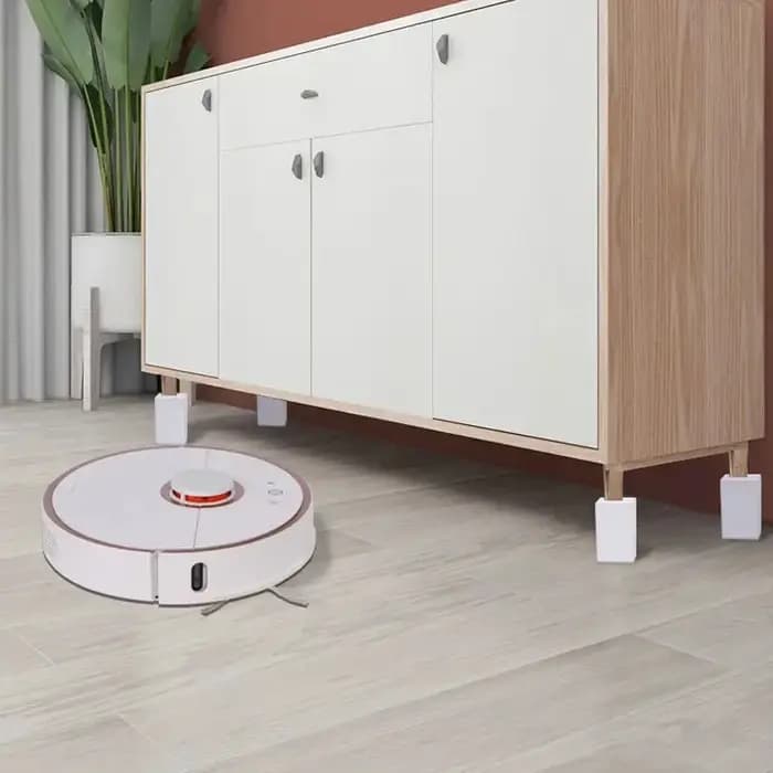 4 pièces/ensemble pieds de meubles coussinets carrés/ronds Table basse pieds Base canapé jambes reha