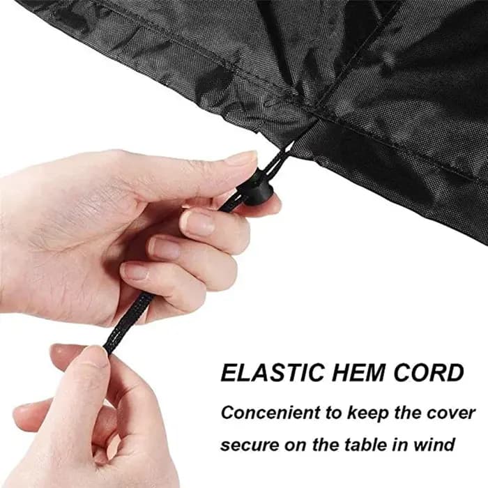 Juste de protection ronde imperméable pour meubles de jardin