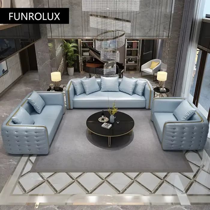 Moderne lumière luxe nouveau canapé classique salon