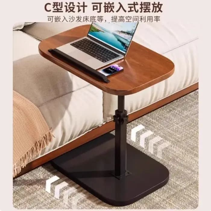 Canapé Table basse Table d'appoint réglable salon Table basse mobile usage domestique chambre chevet