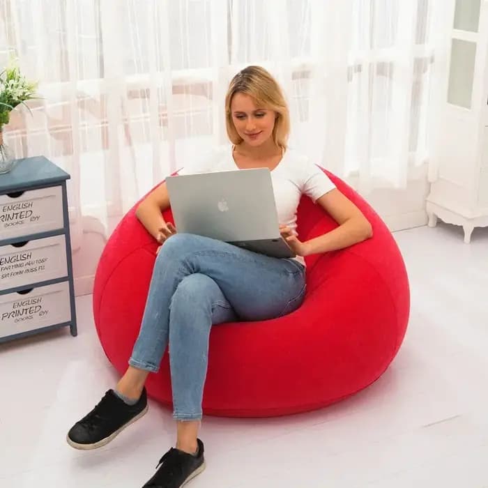 Grand canapé gonflable paresseux, chaise longue en PVC, siège pouf, Pouf bouffant, Tatami, fournitur