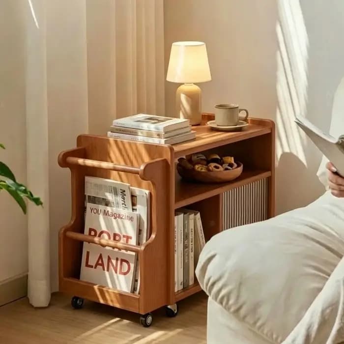 Table d'appoint compacte pour salon