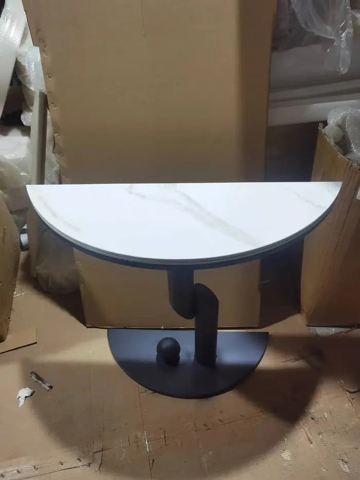Console d'angle d'entrée Table centrale de luxe moderne
