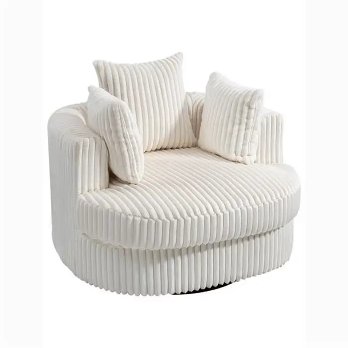 Chaises pivotantes de luxe avec accoudoirs