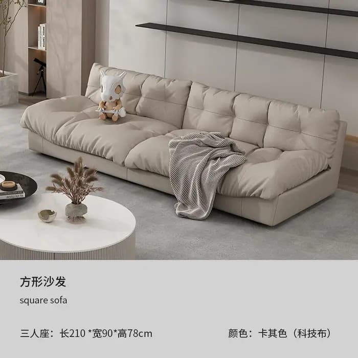 Confortable Relax salon canapés sol classique doux paresseux canapé coussin Double Woonkamer Banken meubles de maison accessoires