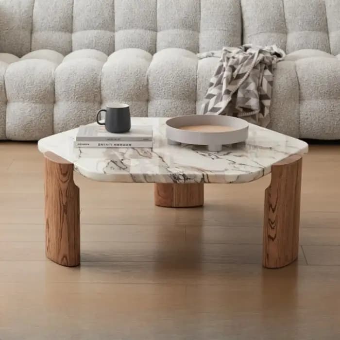 Table basse à affichage irrégulier
