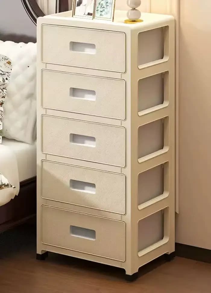Armoire de rangement de grande capacité avec roulettes