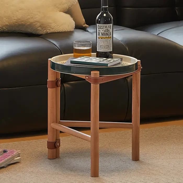 Table basse vintage, table d'appoint de canapé de salon