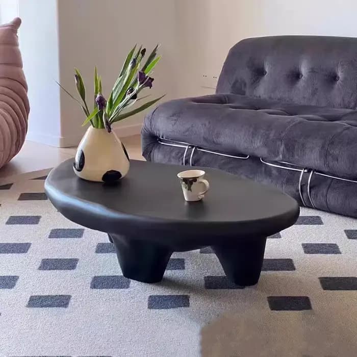 Tables basses minimalistes Wabi Sabi