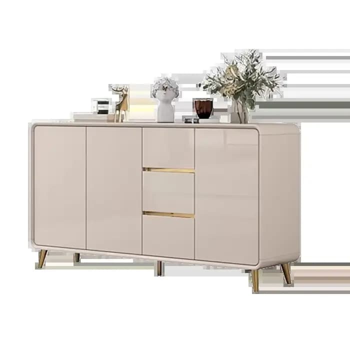 Organiseur de fichiers blanc Glamour, armoire blanche, armoires de salon, commode pour chambre à coucher, commode esthétique, commode Kast