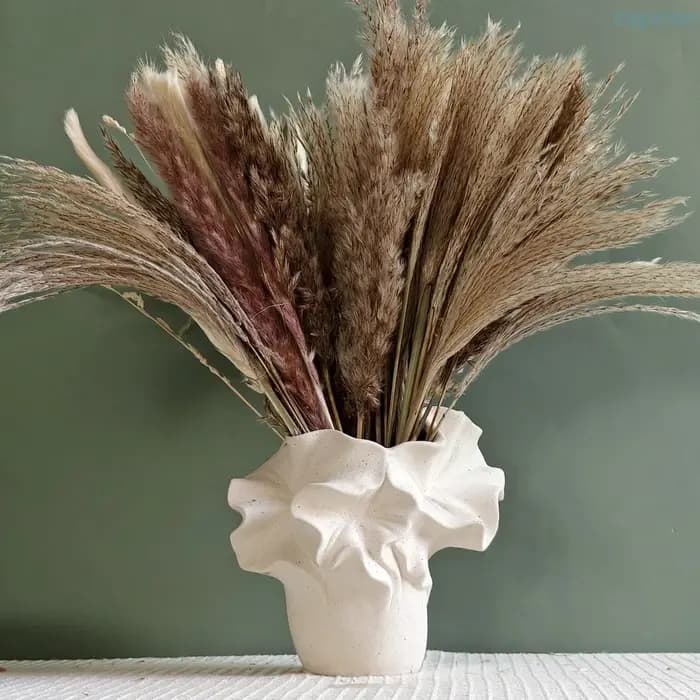 CAPIRON – Vase Chic mat pour herbe de Pampas séchée