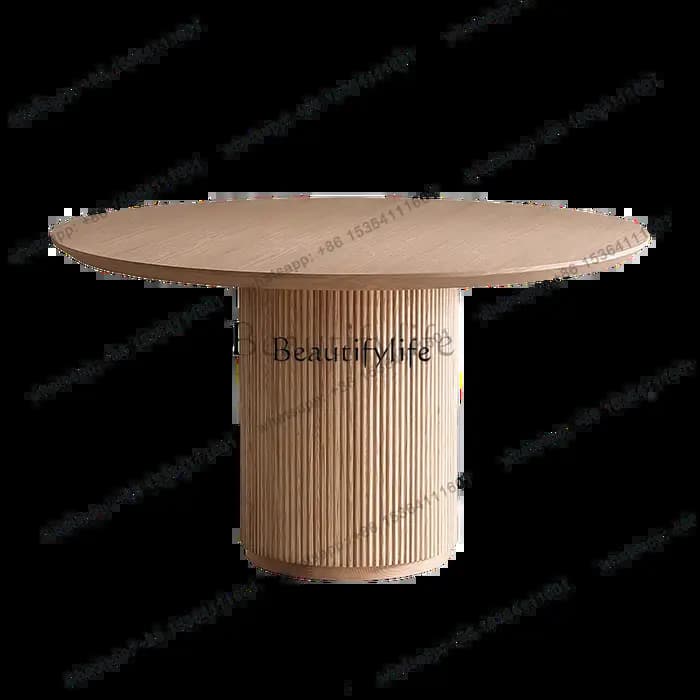 Table à manger médiévale en bois massif
