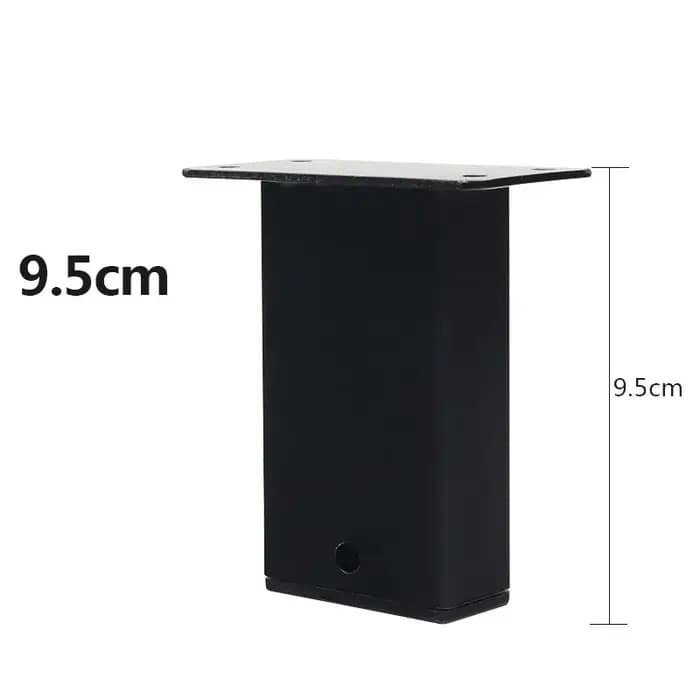 Pieds de meubles en acier 10CM avec roulettes