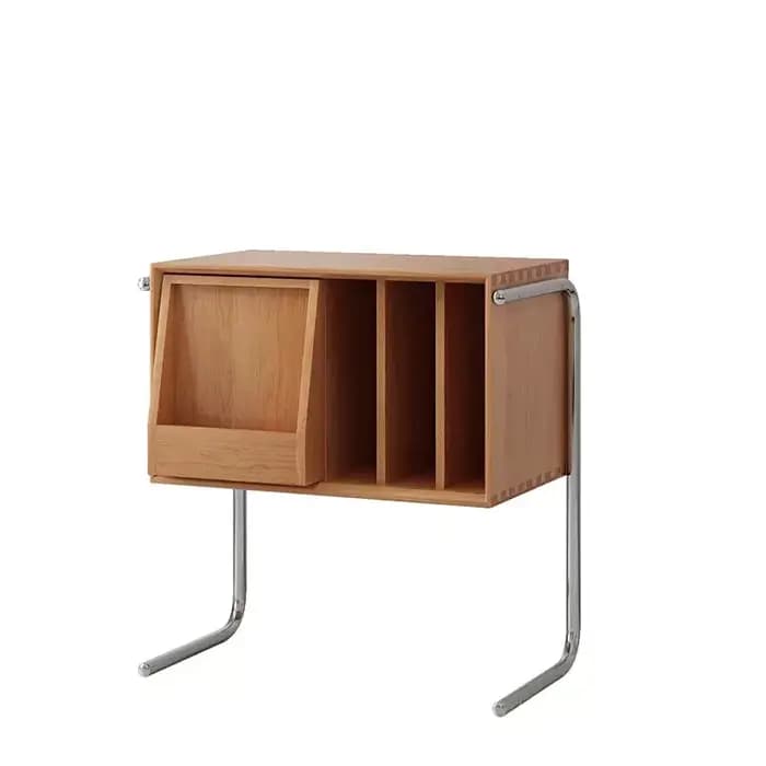Bibliothèque nordique haut de gamme en bois massif, meuble de rangement rétro simple pour salon et c