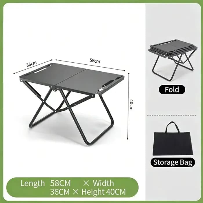 Table pliante pour repas en plein air, table de camping portable, petite table d'extérieur multifonc
