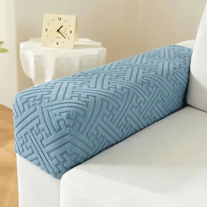 Housse de protection universelle extensible pour accoudoir de canapé, antidérapante, en tissu jacqua