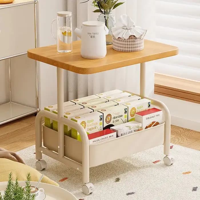 Petit chariot Table basse rangement Mobile petite