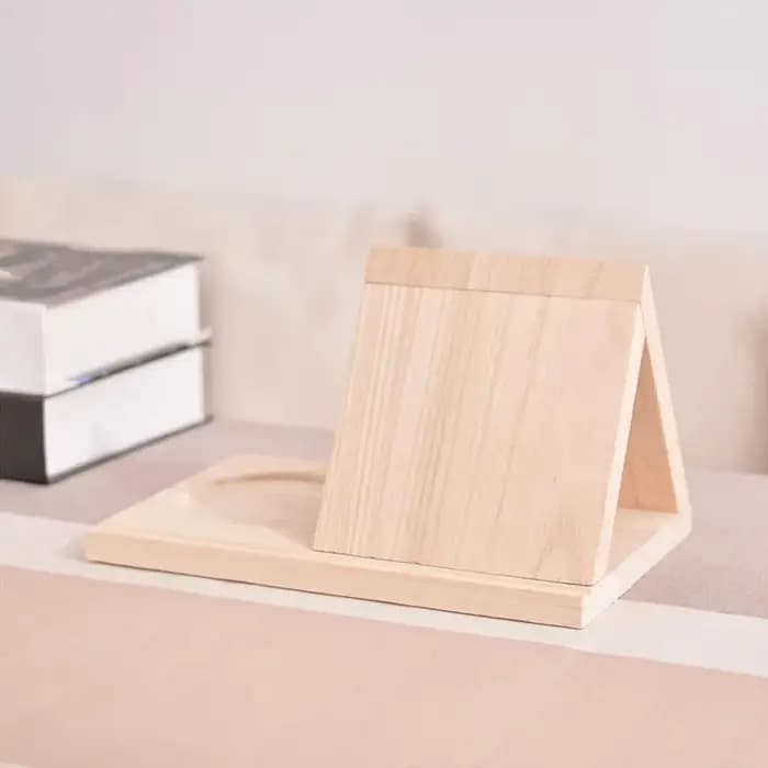 Étagère triangulaire robuste en bois épaissi