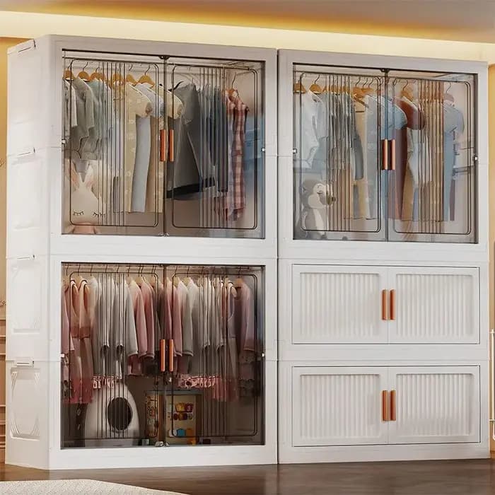 Armoire de rangement modulaire grande capacité