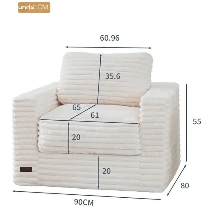 Une chaise relaxante pour une seule personne