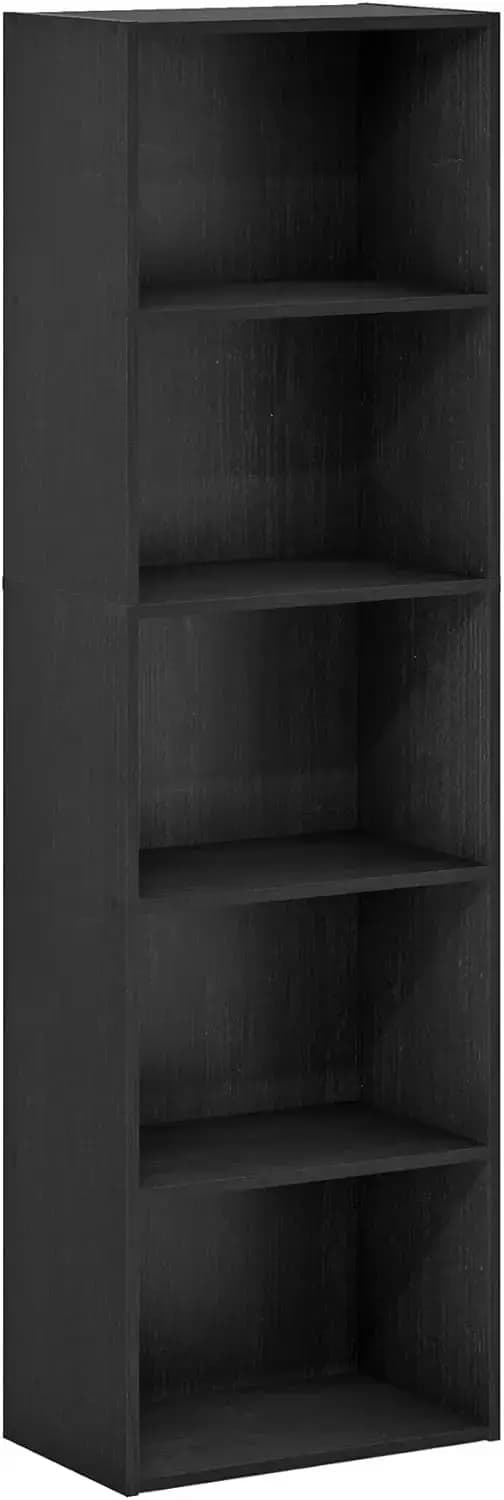 Étagère à 5 niveaux en forme de cube avec étagères ouvertes pour salon, chambre à coucher, bureau à